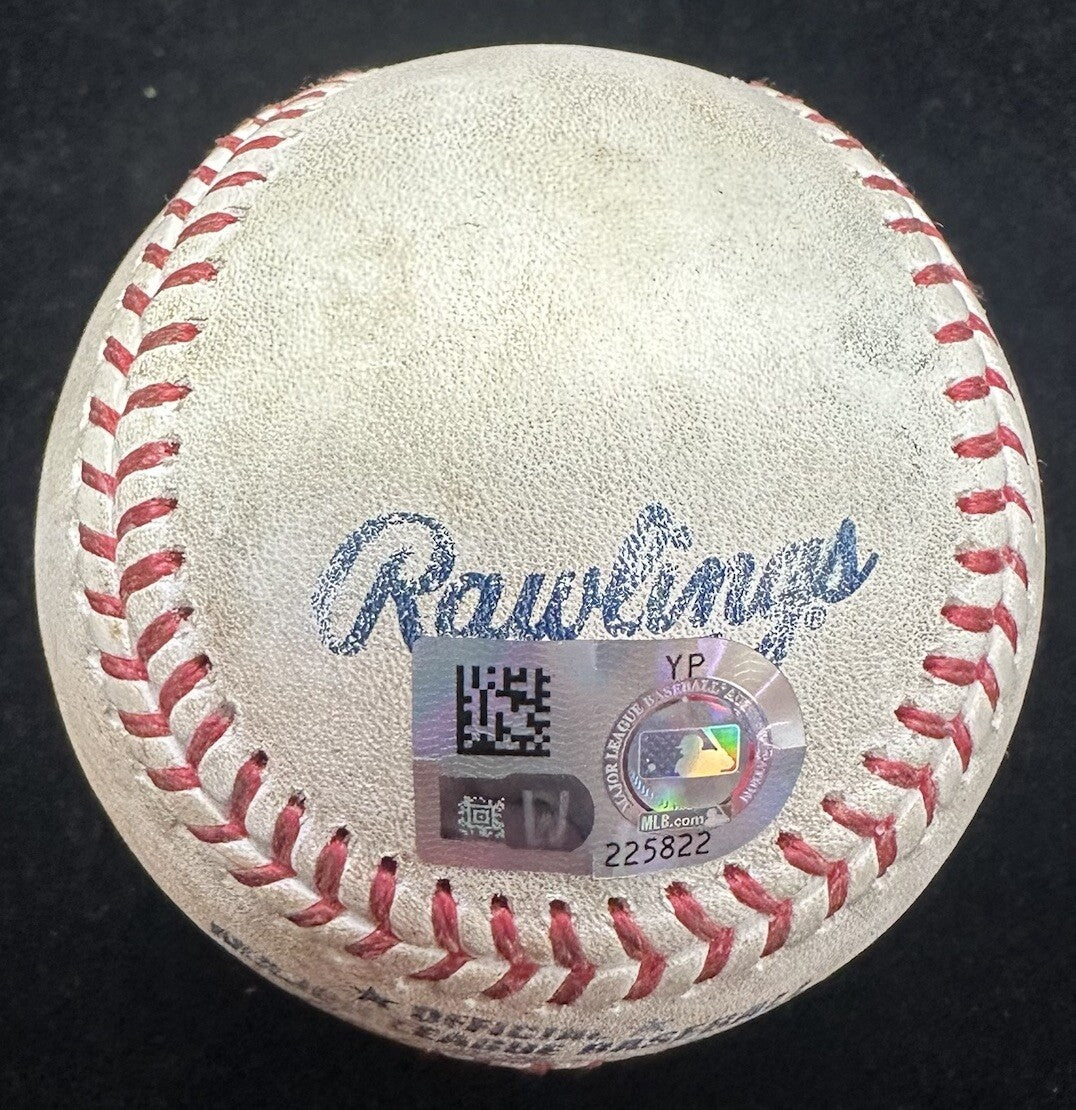 Gerrit Cole Game Used 2023 Cy Young Season Strikeout Baseball MLB Holo