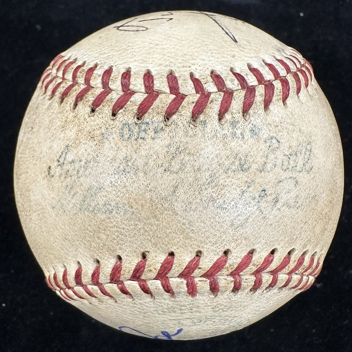 Ty Cobb Pete Rose Dual-Signed OAL Harridge Baseball JSA LOA