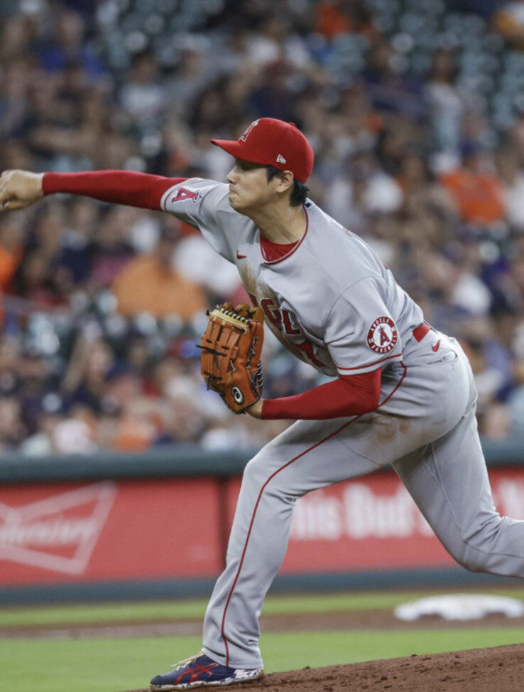 Shohei Ohtani Signed Game Model ASICS Glove MLB Holo Fanatics Baseball Angels