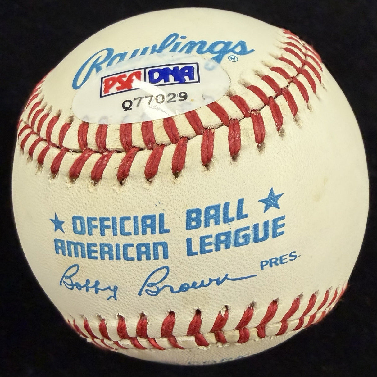 Ray Squatty Dandy Dandridge HOF 1987 Signed Baseball PSA/DNA