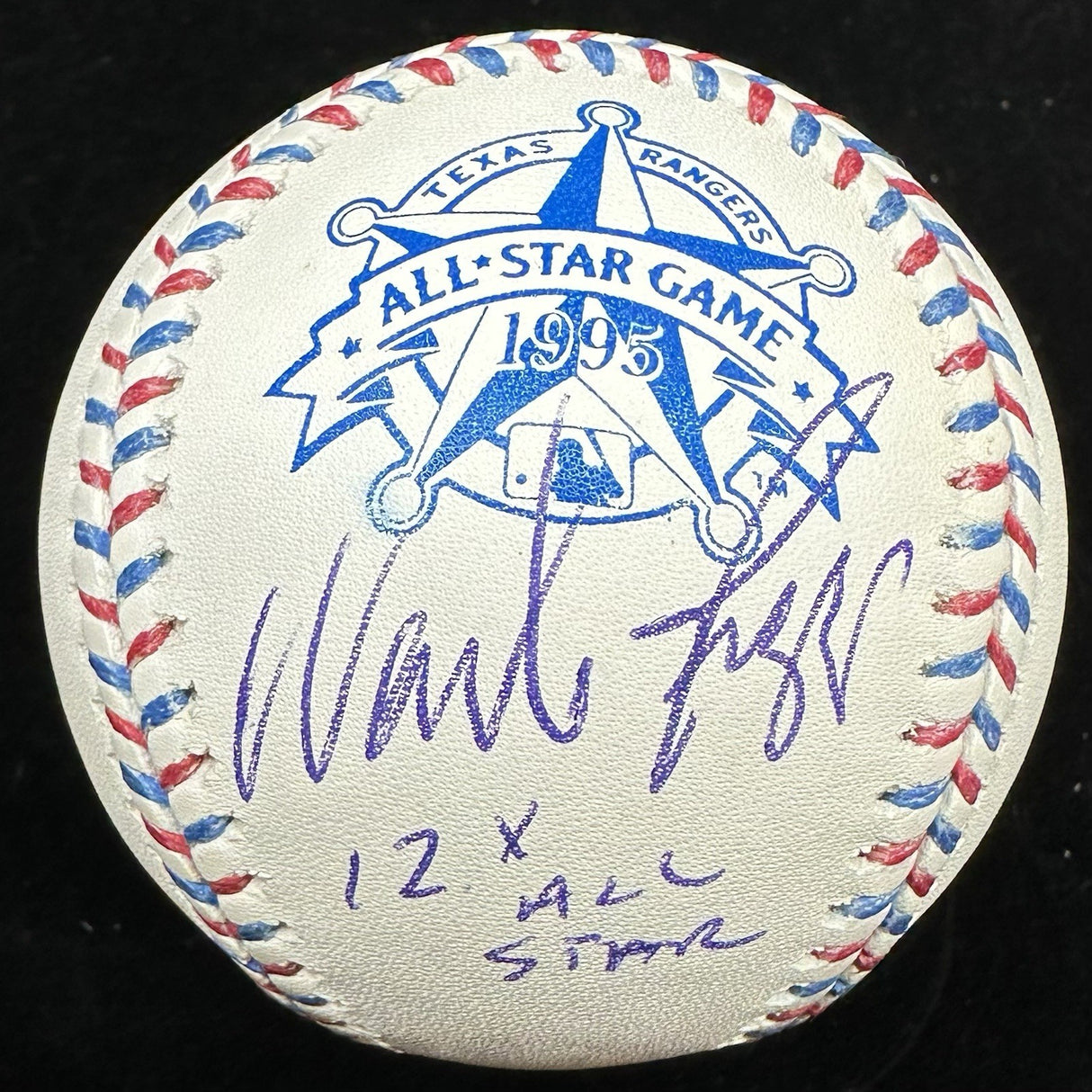 Wade Boggs 12x All Star Signed 1995 ASG Logo Baseball JSA