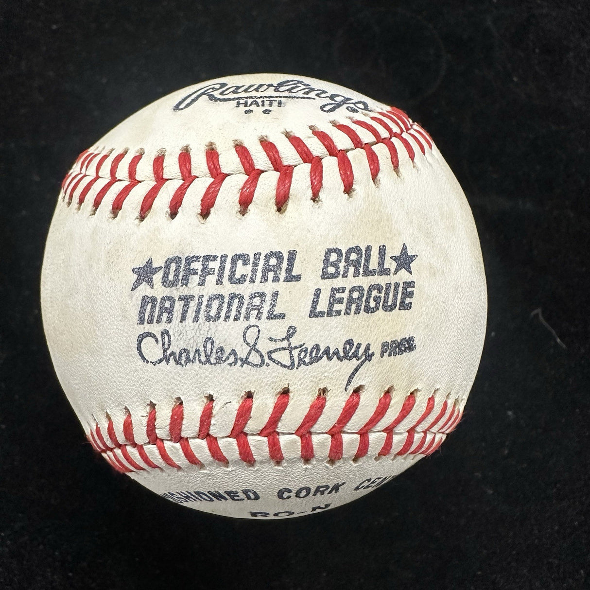 Walt Alston Single Signed ONL Feeney Baseball PSA/DNA LOA