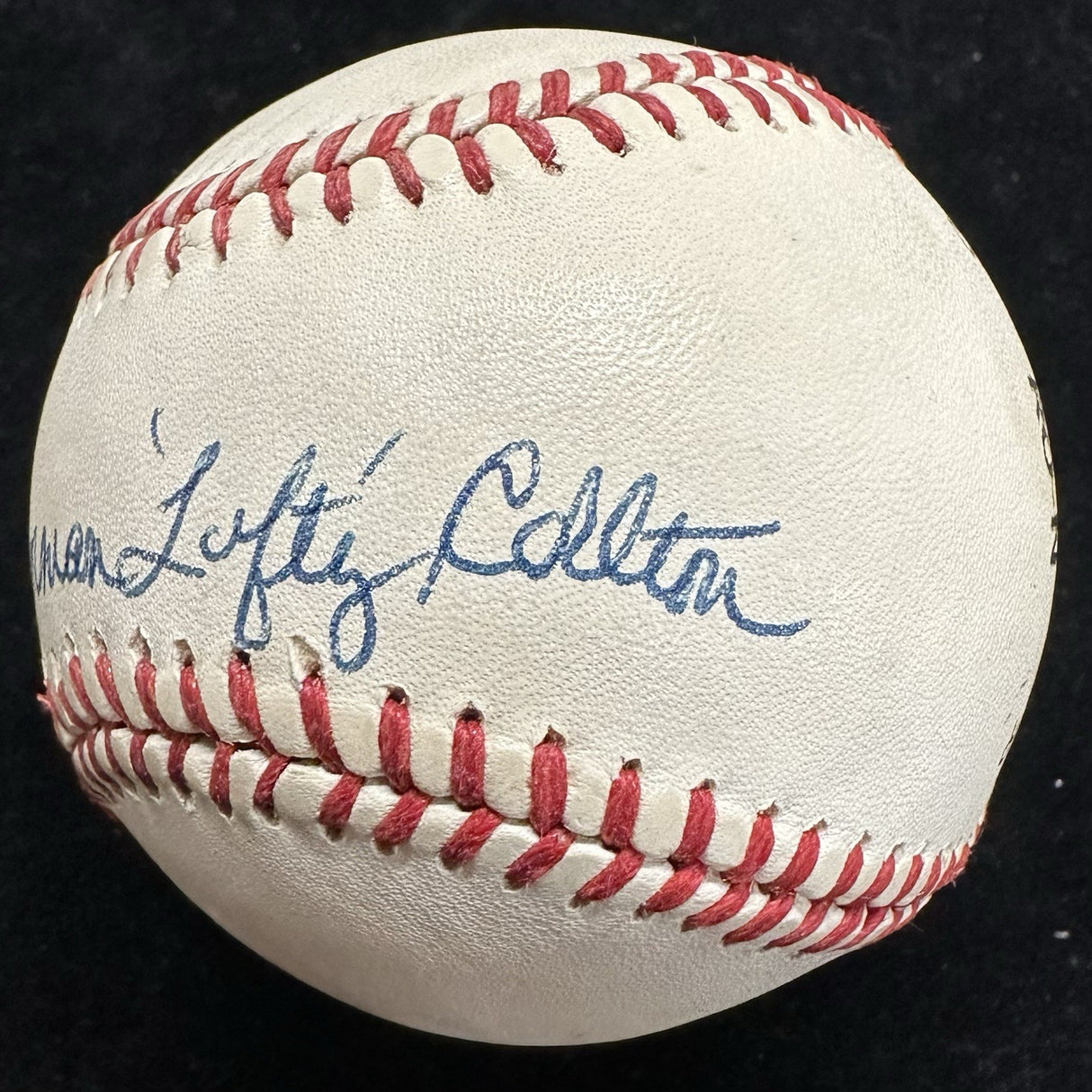 Steven Norman “Lefty” Carlton Full Name Signed Baseball PSA/DNA LOA