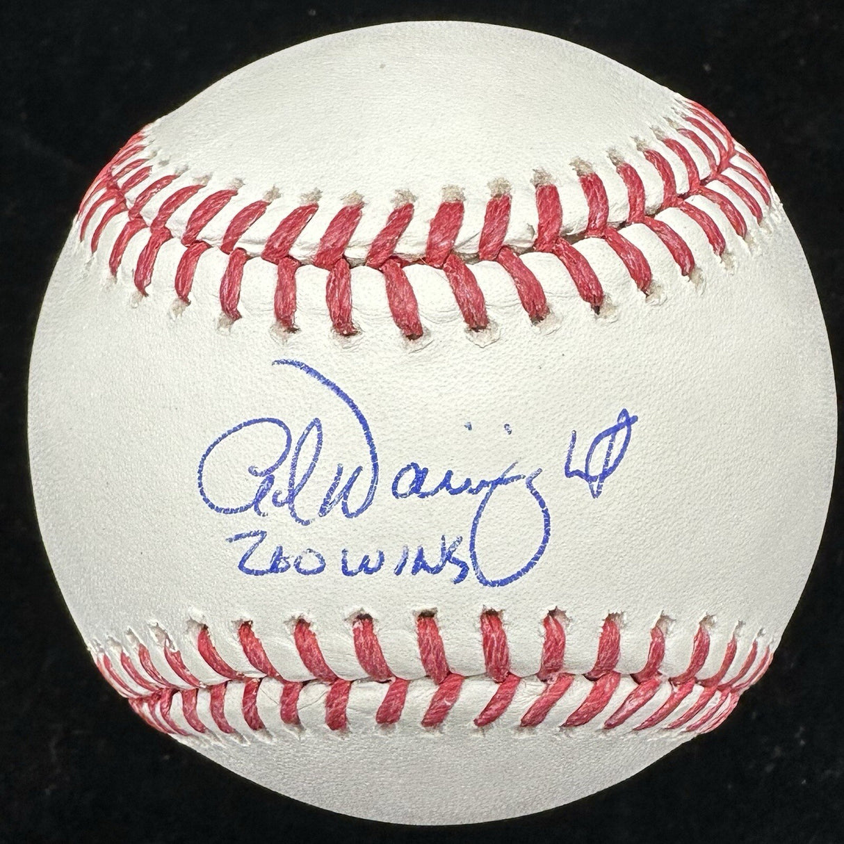 Adam Wainwright 200 Wins Signed Baseball Beckett Witness Holo