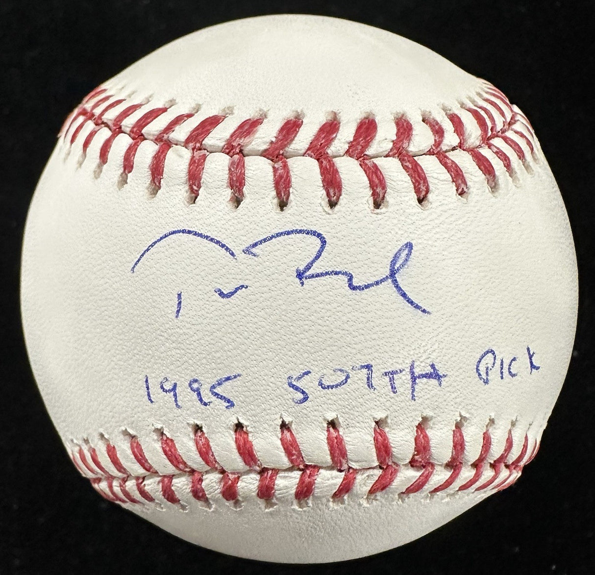 Tom Brady 1995 507th Pick Signed Baseball Fanatics Holo LE 9/12