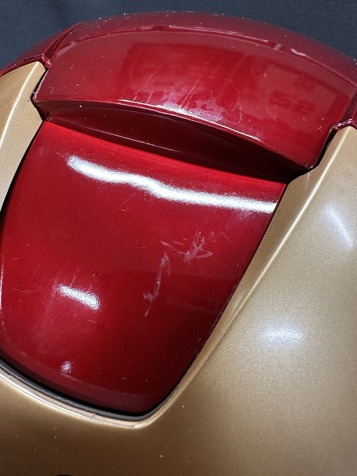 Robert Downey Jr. Signed Marvel Legends Iron Man Helmet Beckett Witness SWAU