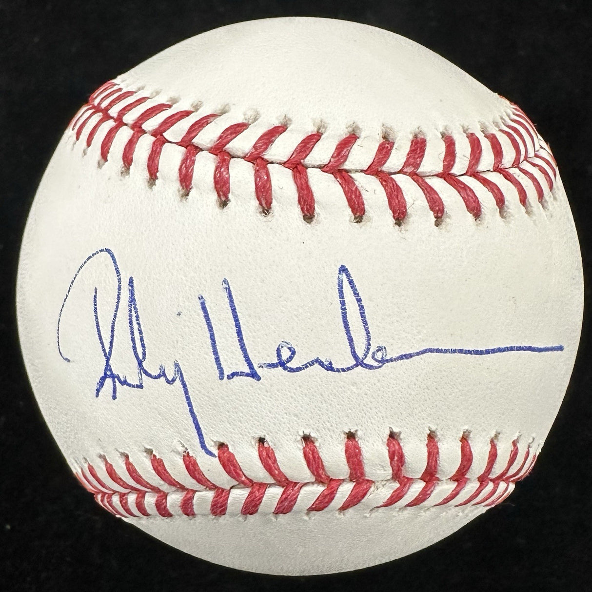 Rickey Henderson Signed Baseball JSA Witness