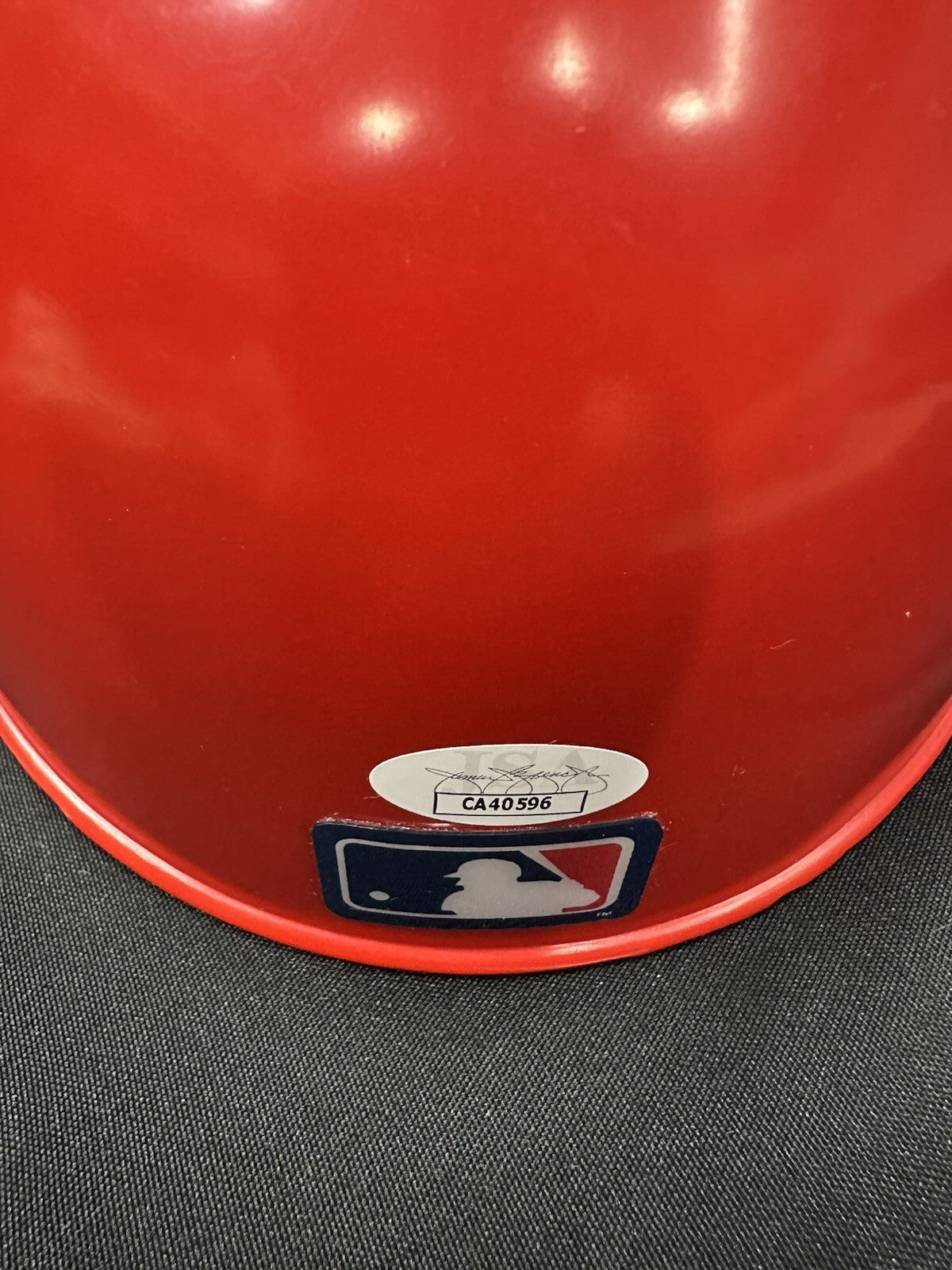 Stan Musial Signed Authentic St. Louis Cardinals Batting Helmet JSA