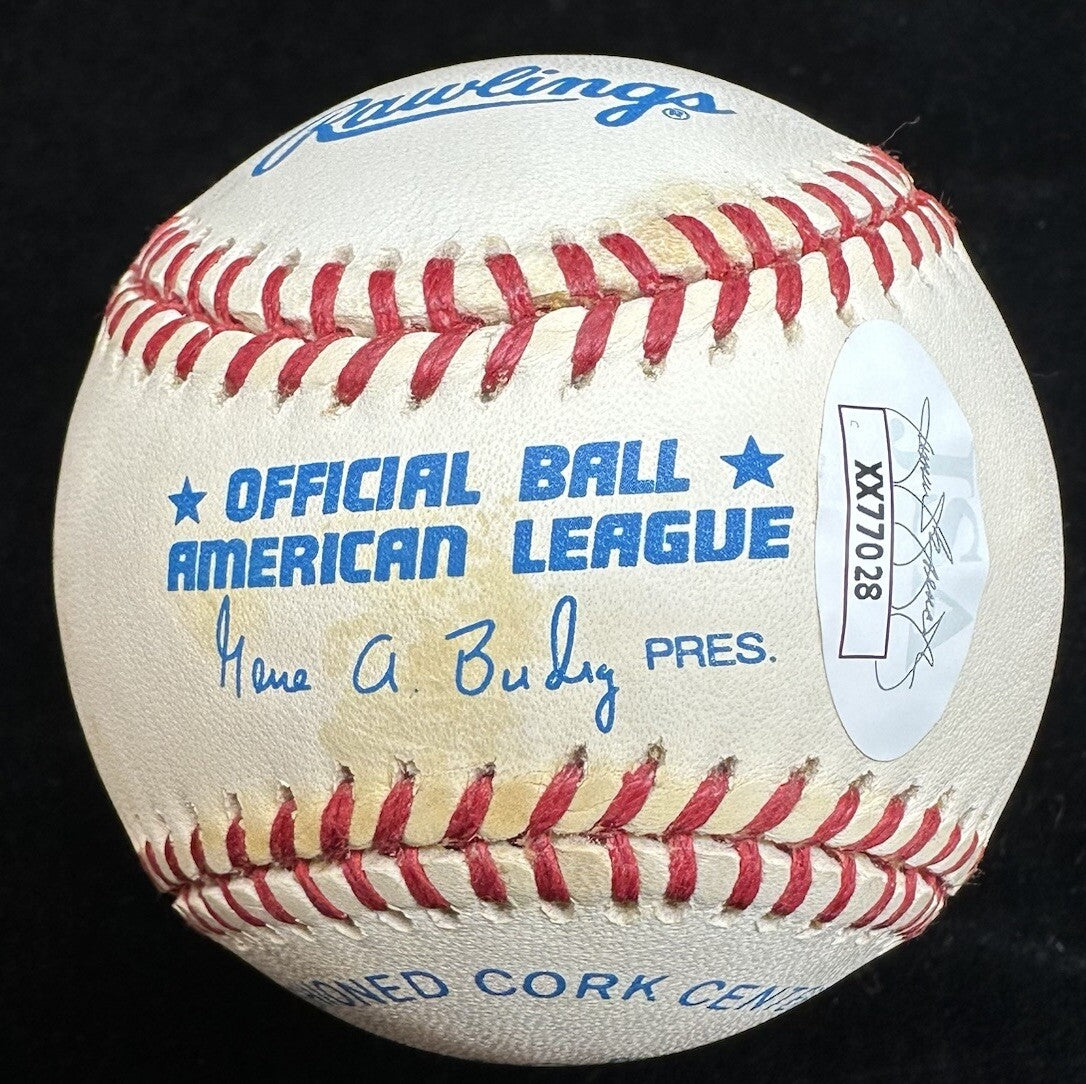 Joe DiMaggio HOF 55 Signed Baseball JSA LOA