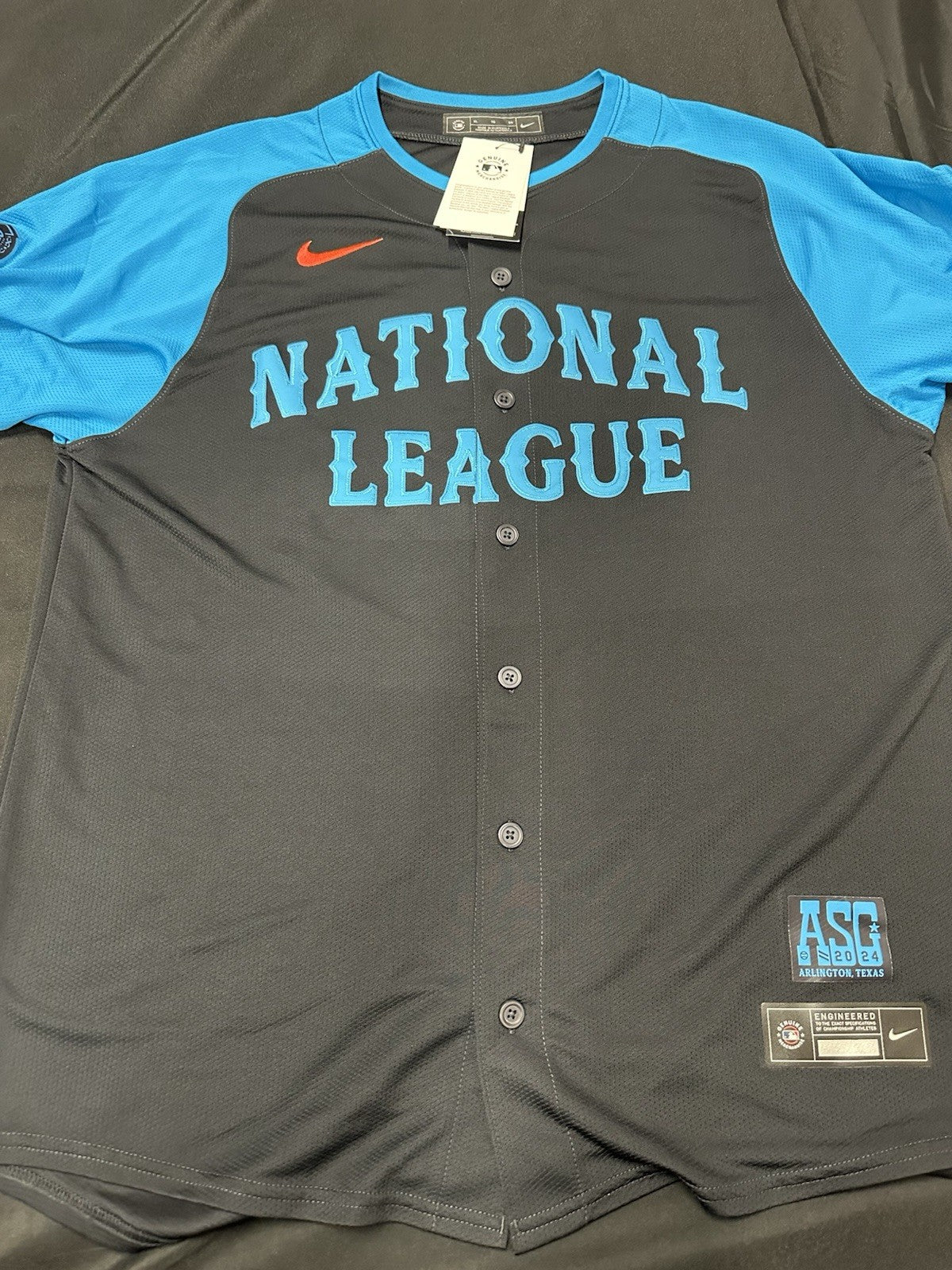 Paul Skenes 1st ASG NL SP Signed Authentic 2024 All Star Game Jersey MLB Holo