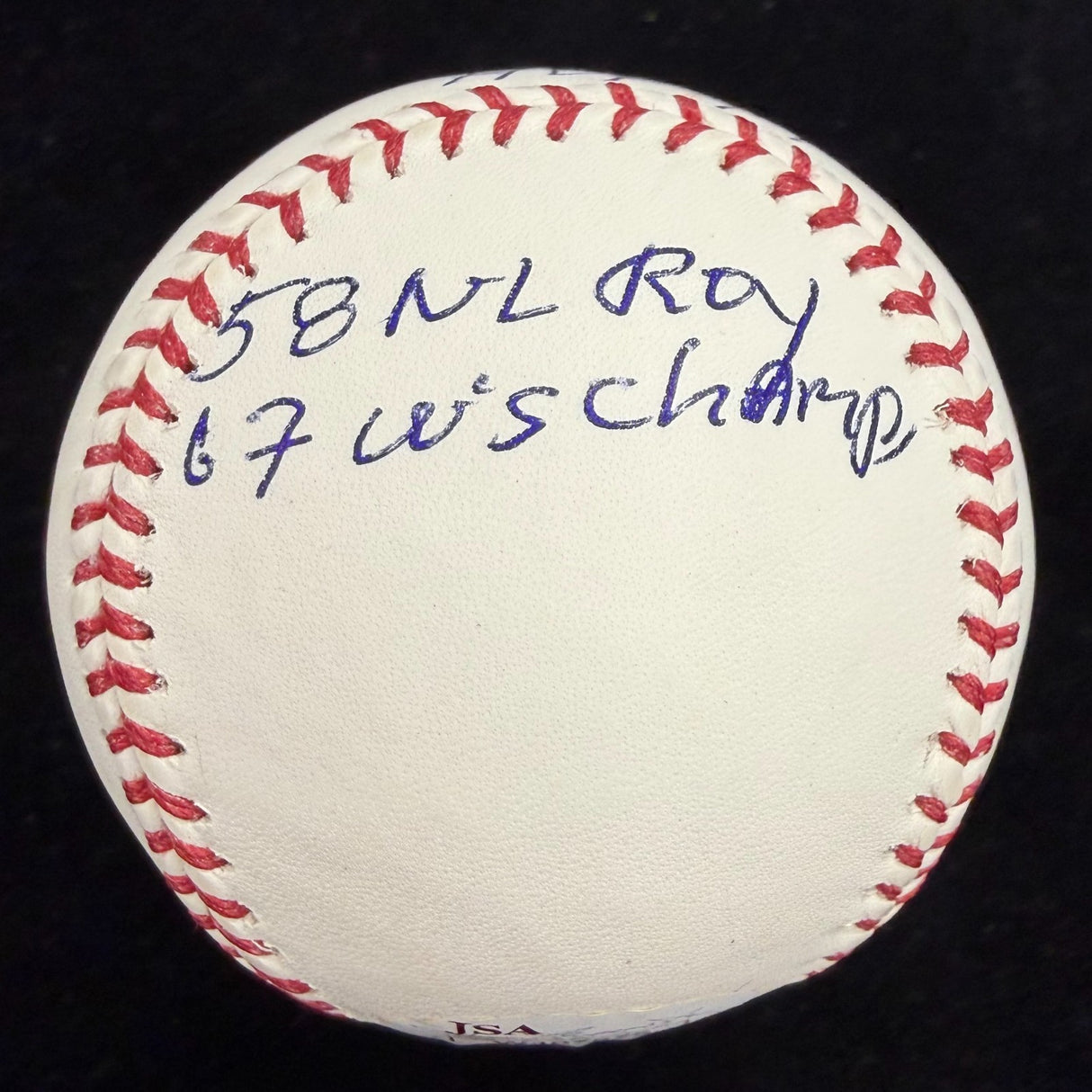 Orlando Cepeda HOF 99 7 Inscription Stat Baseball JSA Witness Holo