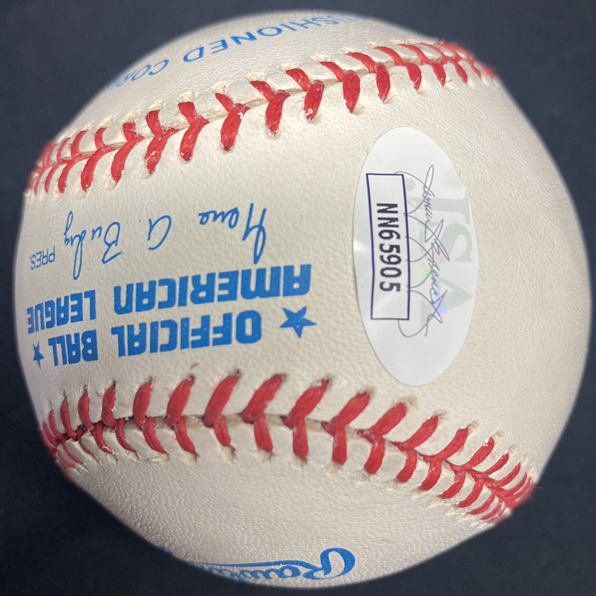 Dick Williams Oakland A’s World Champions 1972-73 Signed Baseball JSA