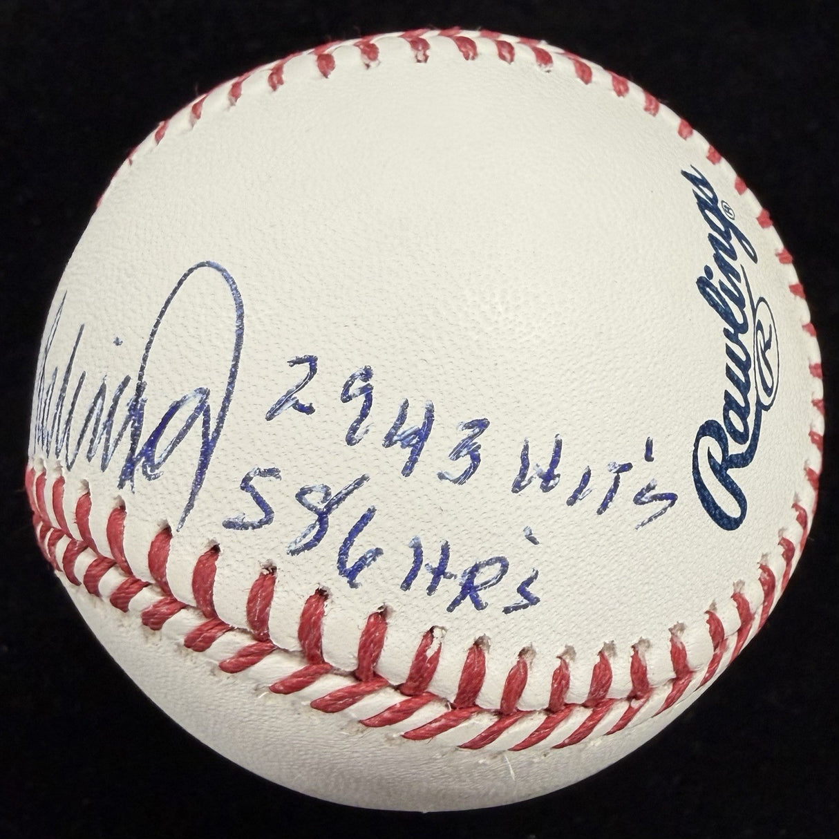 Frank Robinson 2943 Hits 586 HR Signed Baseball JSA