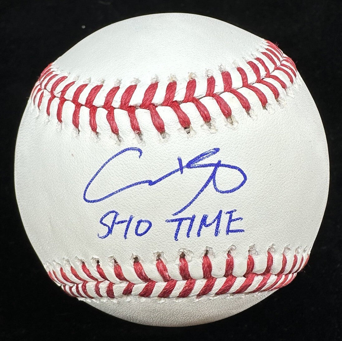 Shohei Ohtani Sho Time Signed Baseball MLB Holo Fanatics BAS
