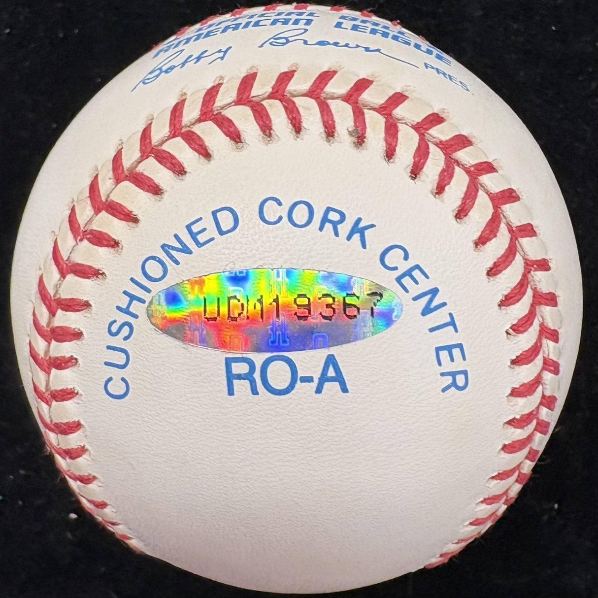 Mickey Mantle No. 7 Signed Baseball Upper Deck Holo UDA