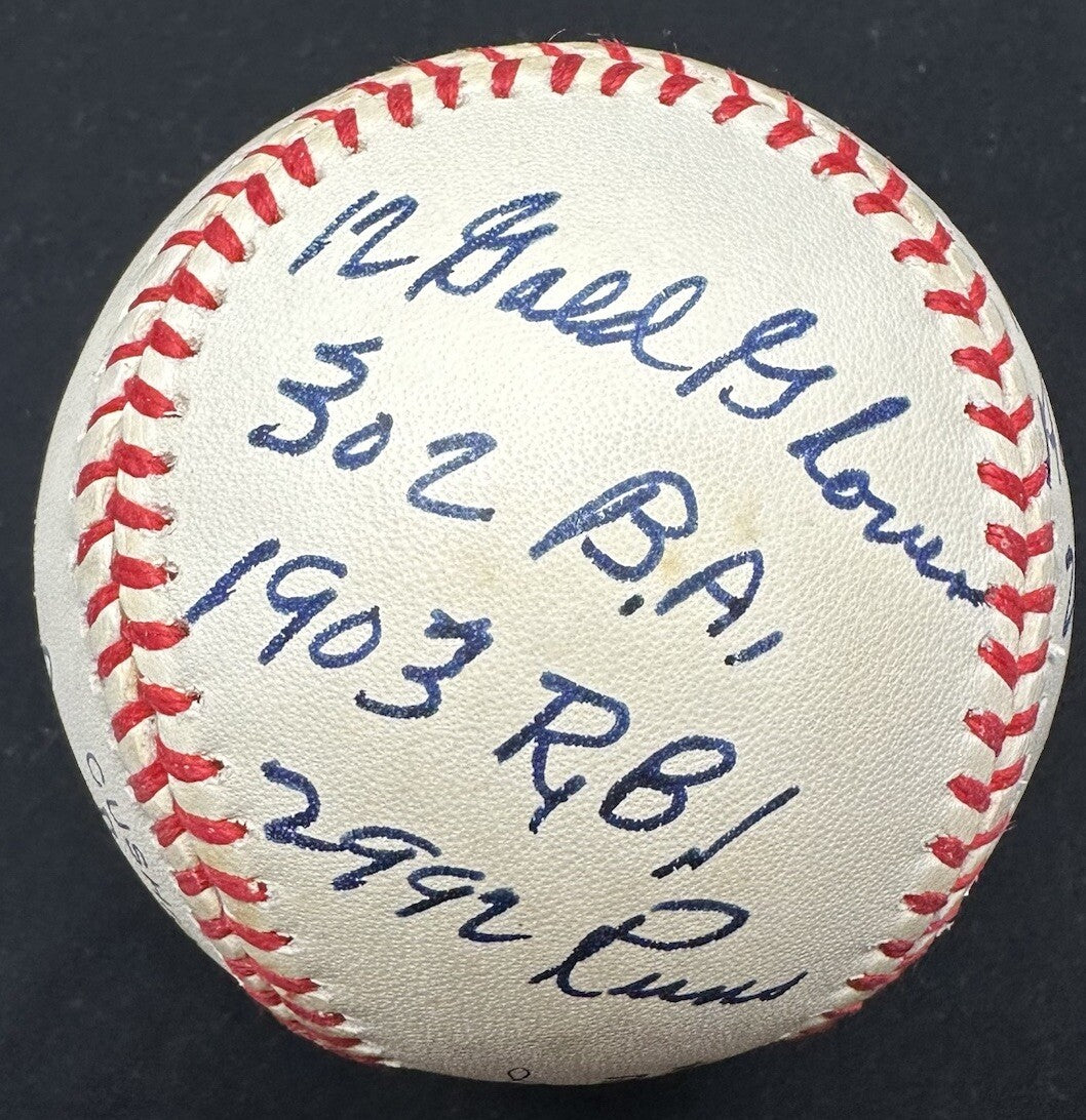Willie Mays HOF MVP ROY Hits HR Signed Stat Baseball JSA LOA