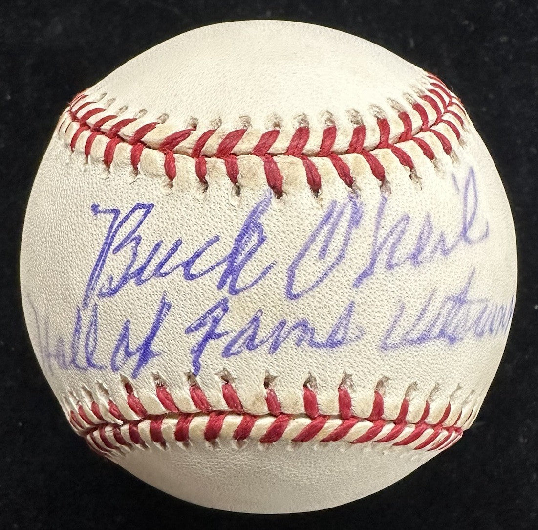 Buck O’Neil Hall Of Fame Veterans Committee Signed Baseball HOF JSA