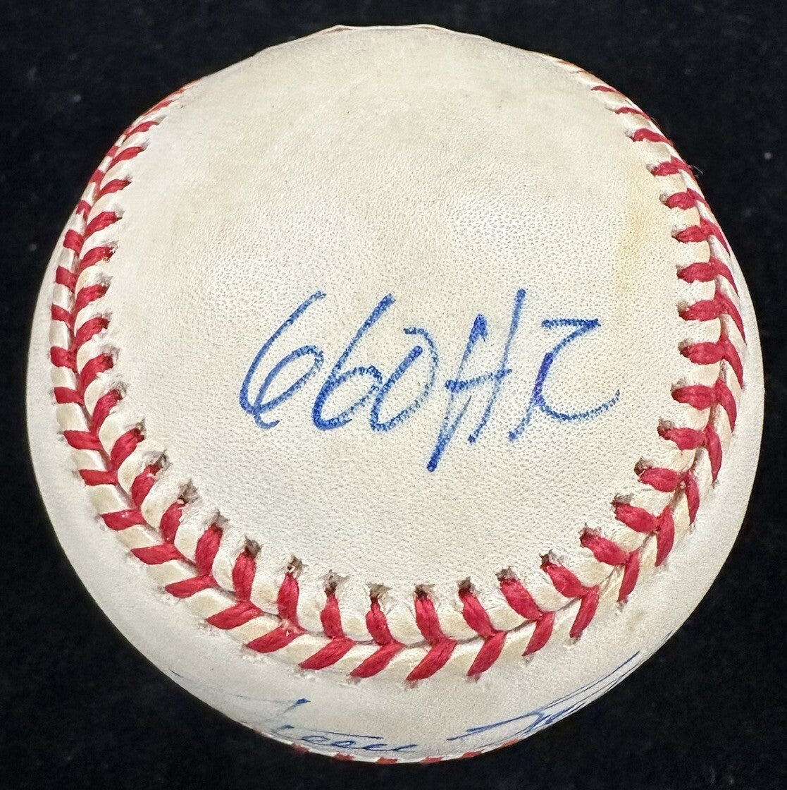 Willie Mays 660 HR 3283 Hits Sogned Baseball JSA LOA Steiner Sports Holo