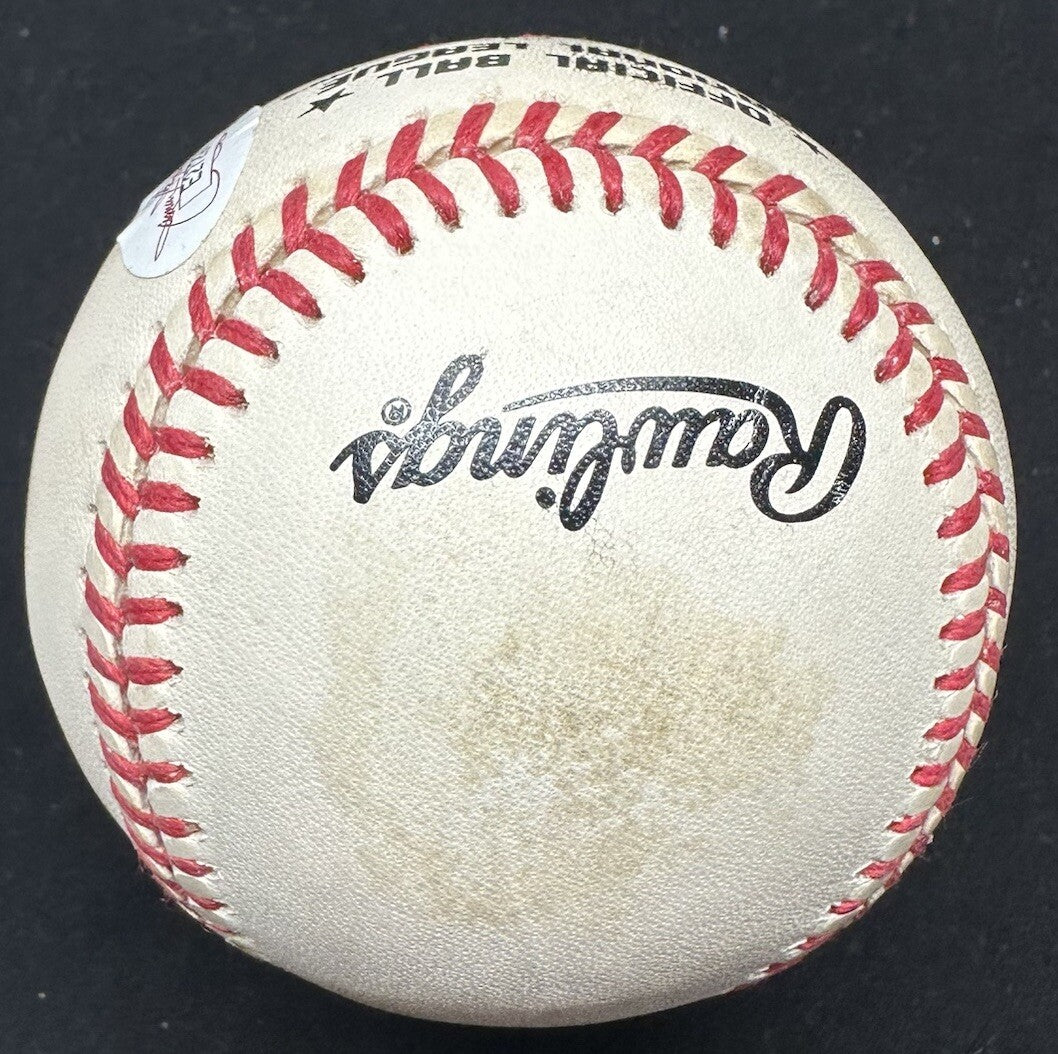 Edwin Lee Mathews HOF 78 512 HR Signed Baseball JSA