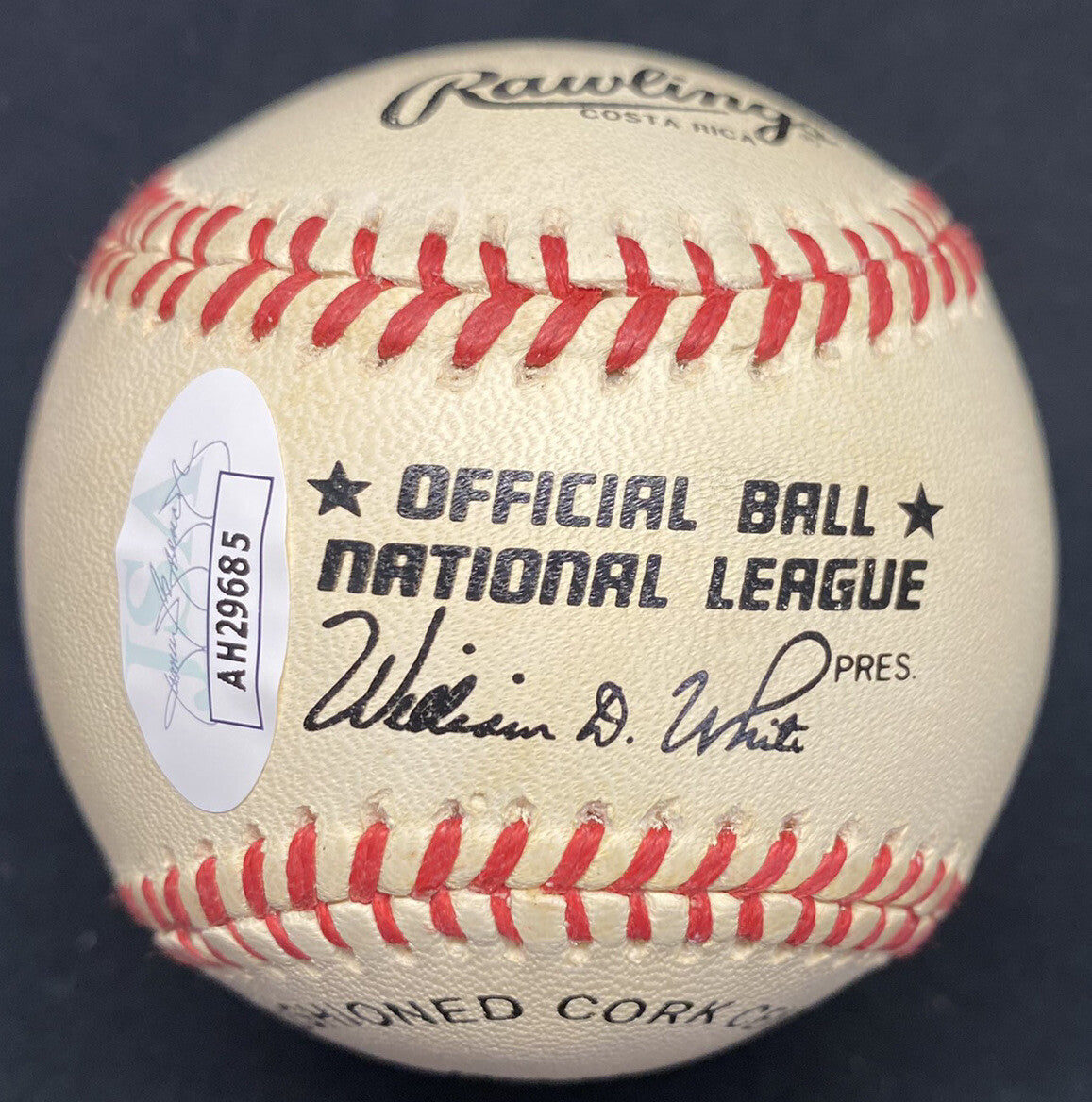 Stan The Man Musial #6 Signed Baseball JSA