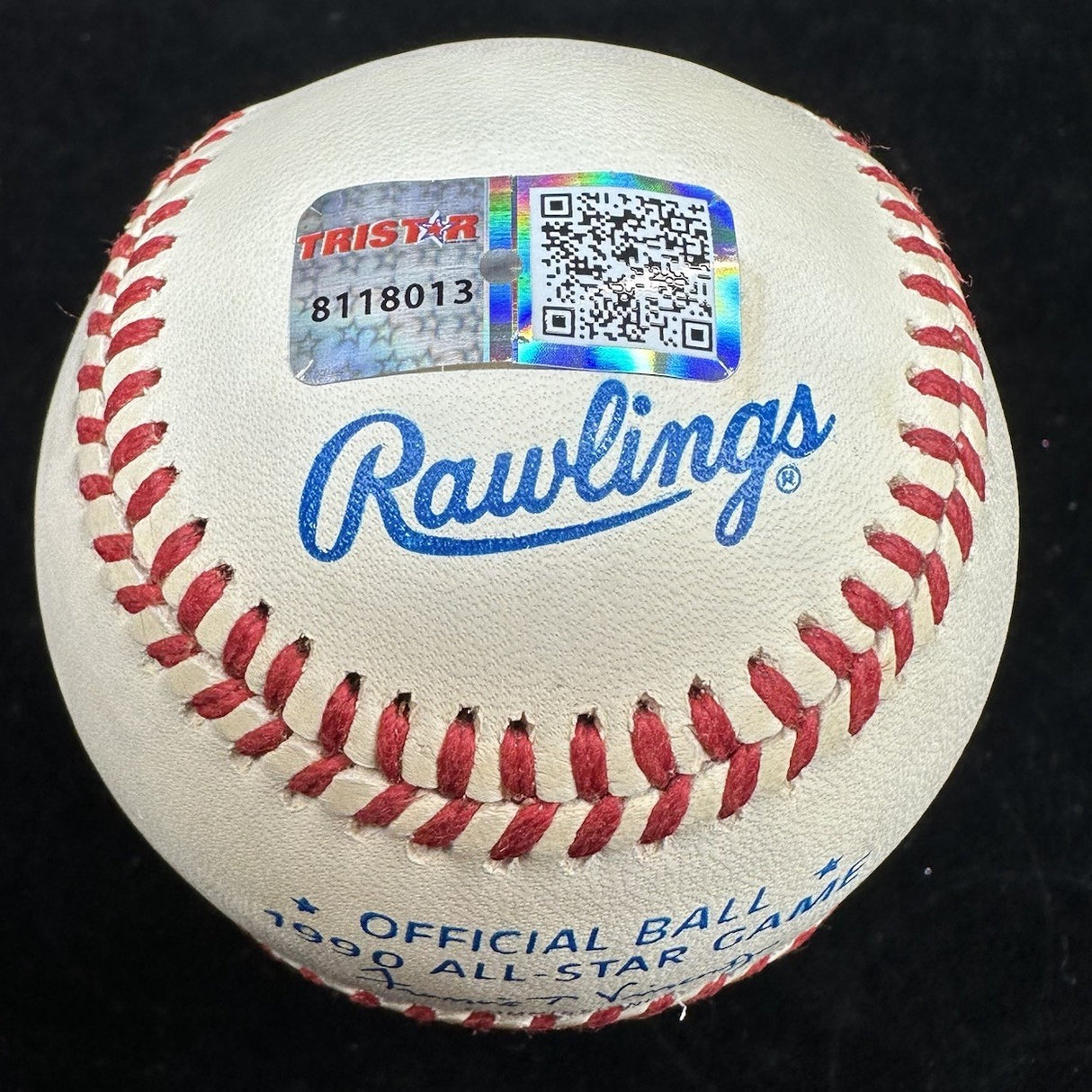 Ken Griffey Jr. 1st ASG Signed Original 1990 All Star Game Logo Baseball Tristar