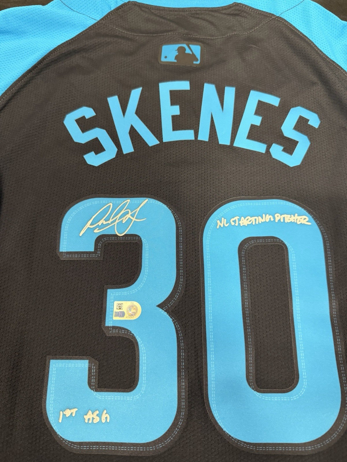 Paul Skenes 1st ASG NL SP Signed Authentic 2024 ASG Jersey MLB Holo