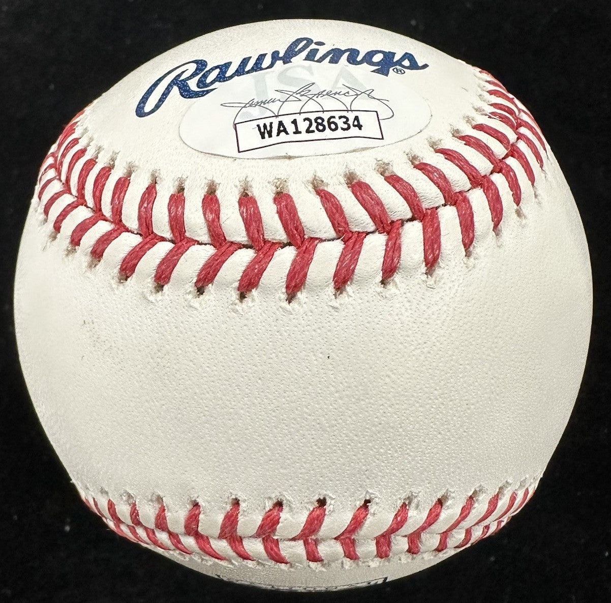 Dave Winfield HOF 2001 Signed Hall Of Fame Logo Baseball JSA Witness