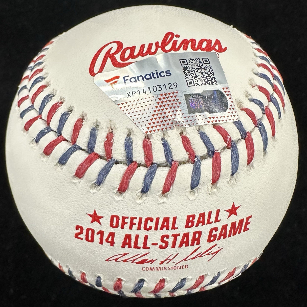 Chase Utley Finally All Star Game Signed 2014 ASG Logo Baseball Fanatics