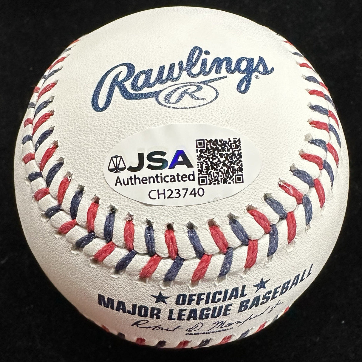 Ozzie Smith HOF 02 Signed Cardinals Team Stitched Logo Baseball JSA