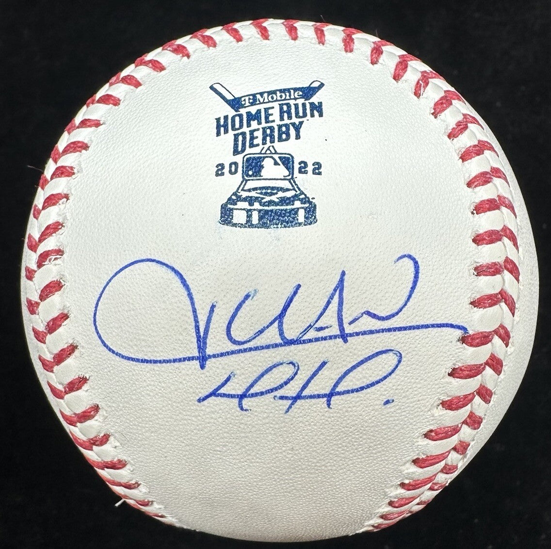 Juan Soto Signed 2022 Home Run Derby Logo Baseball MLB Holo