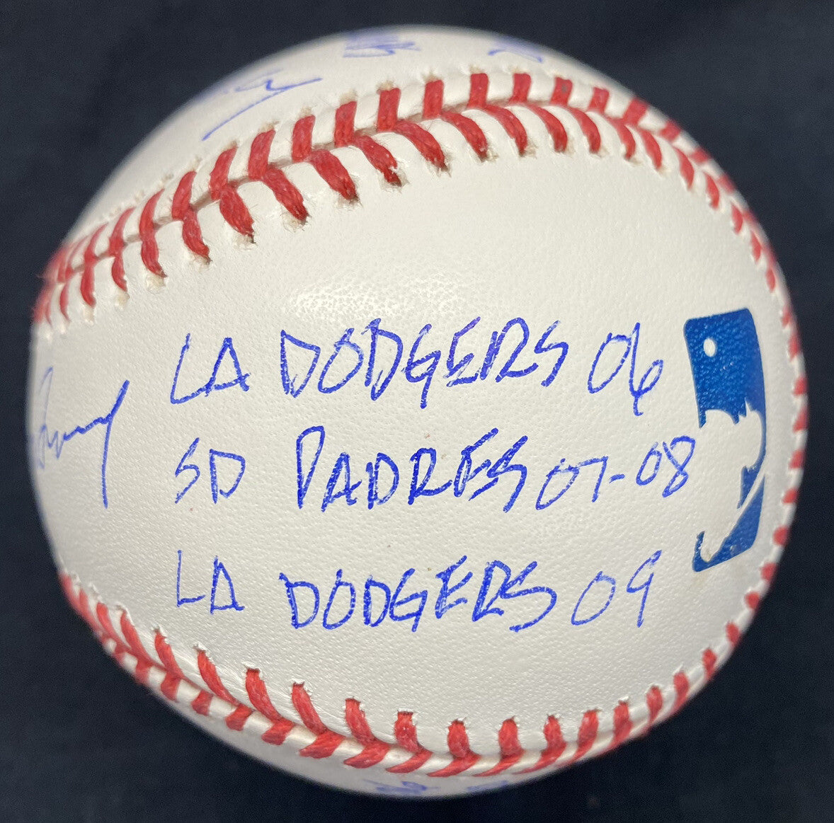 Gregory (Greg) Alan Maddux Full Name HOF Stat Signed Baseball JSA LOA