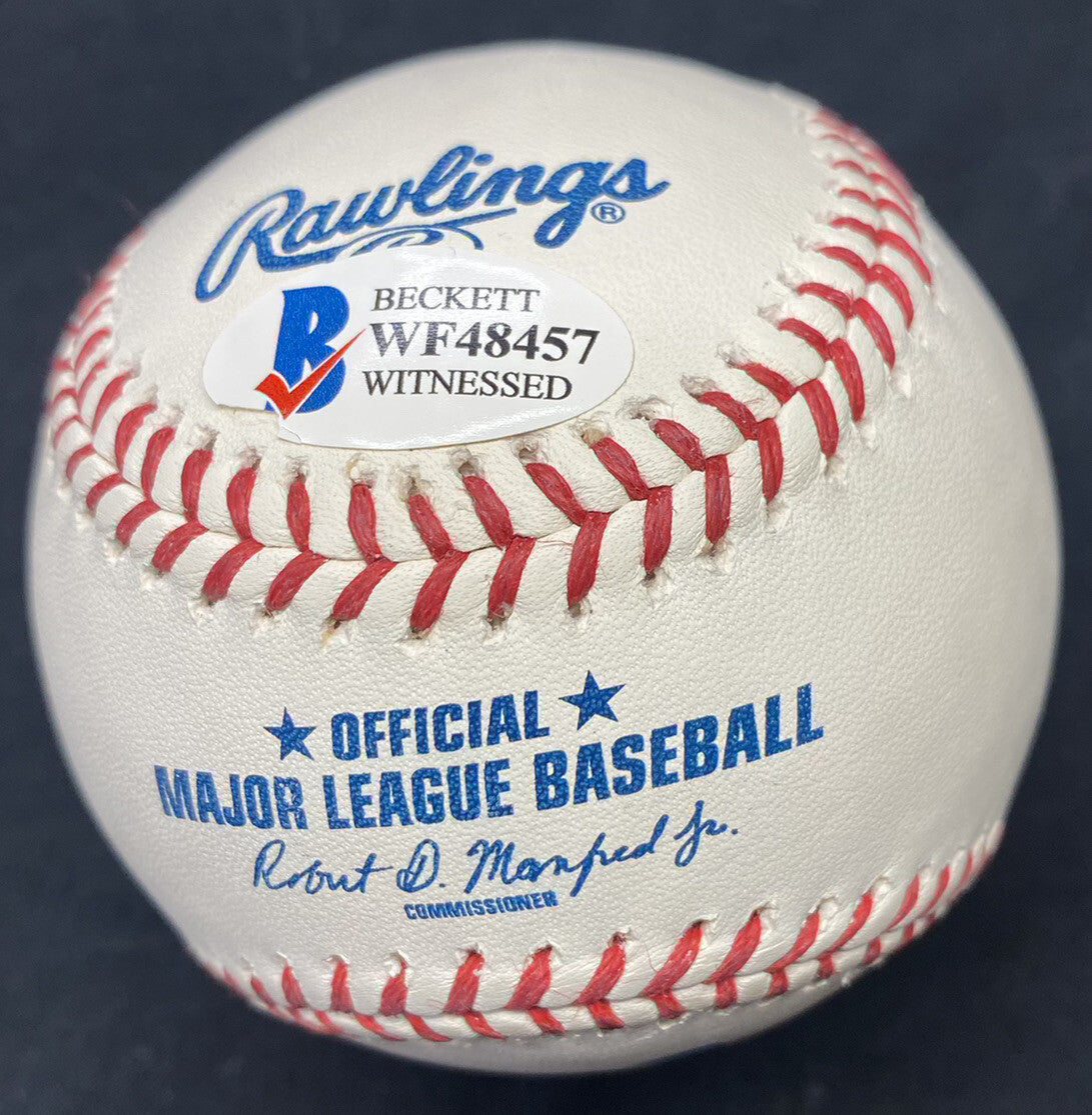 Albert Pujols Prince Albert Signed Baseball Beckett Witness Holo Nickname