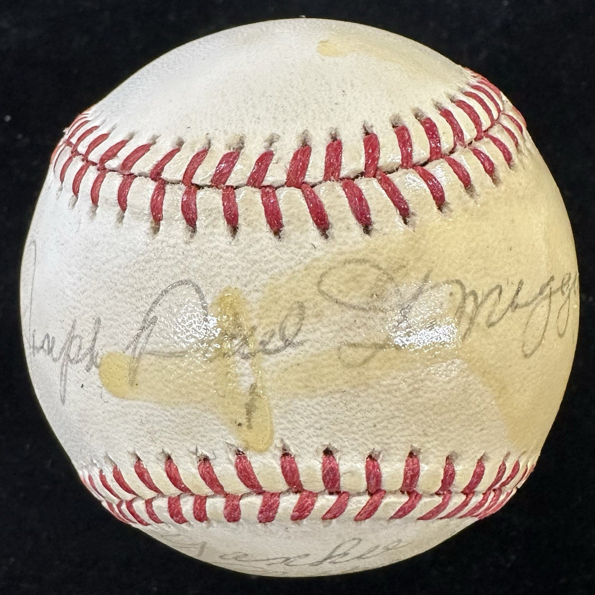 Joseph Paul DiMaggio Yankee Clipper Signed Full Name Nickname Baseball PSA/DNA