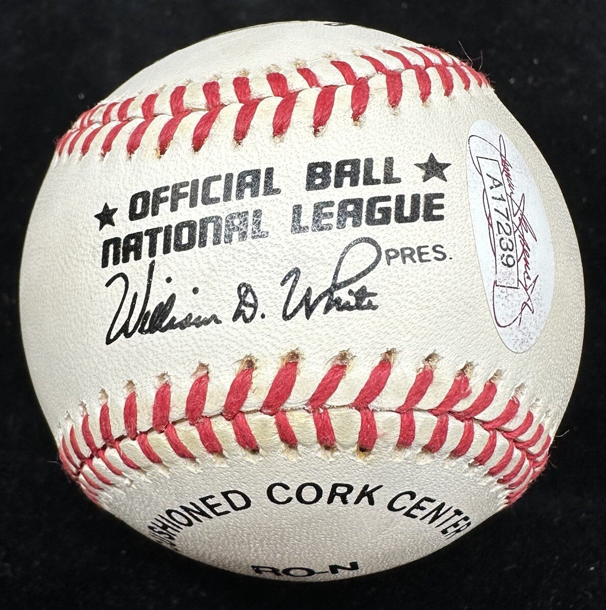 Harvey Haddix Perfect Game Signed Baseball JSA