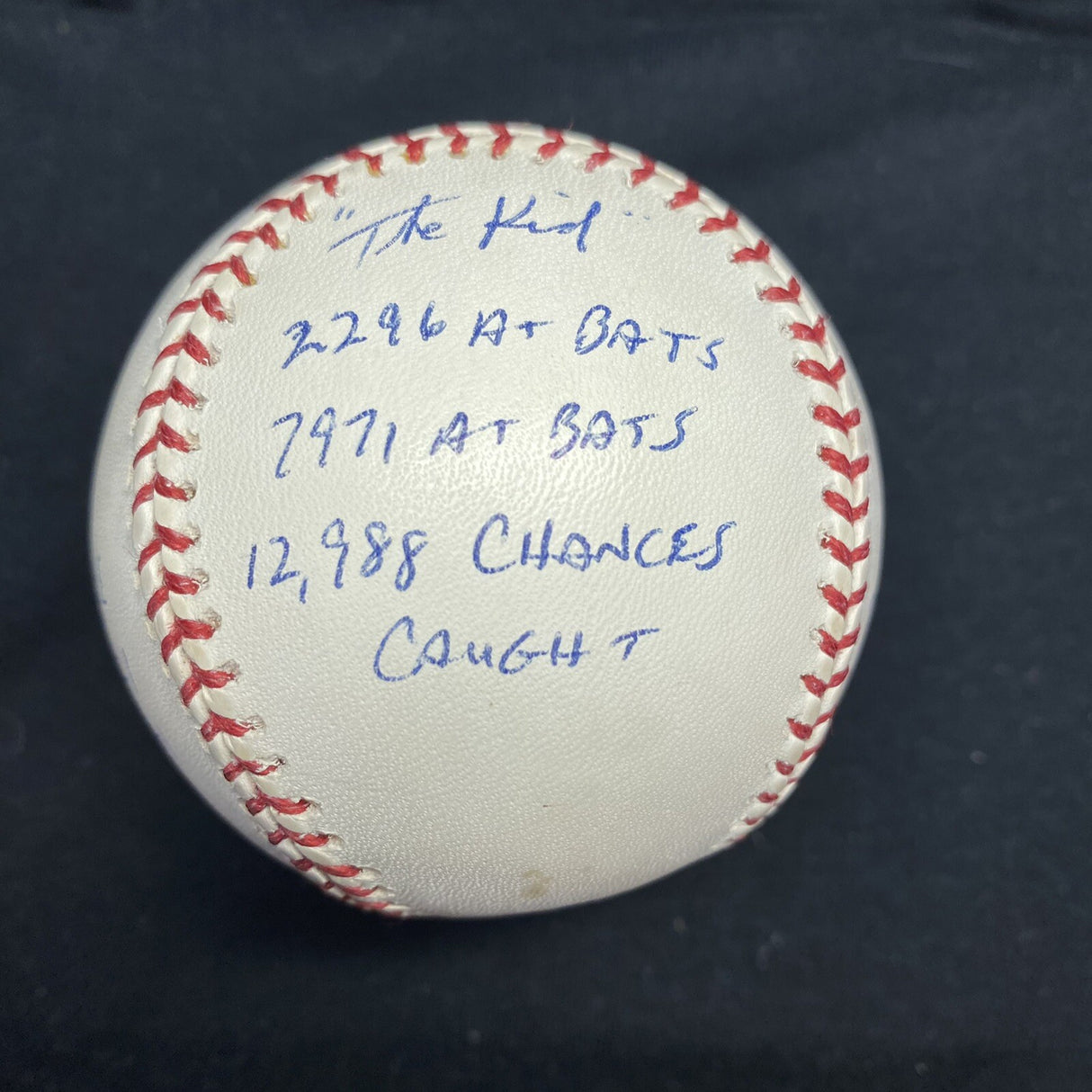 Gary Carter Full Stat Signed RJ Baseball PSA/DNA