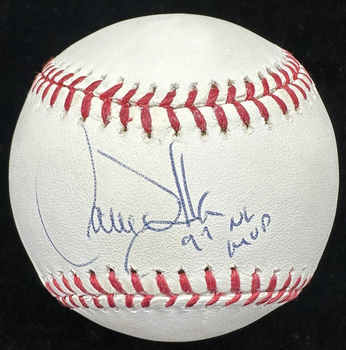 Larry Walker 97 NL MVP Signed Baseball JSA