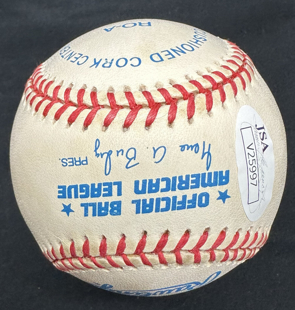 Hal Newhouser 44, 45 MVP Signed Baseball JSA