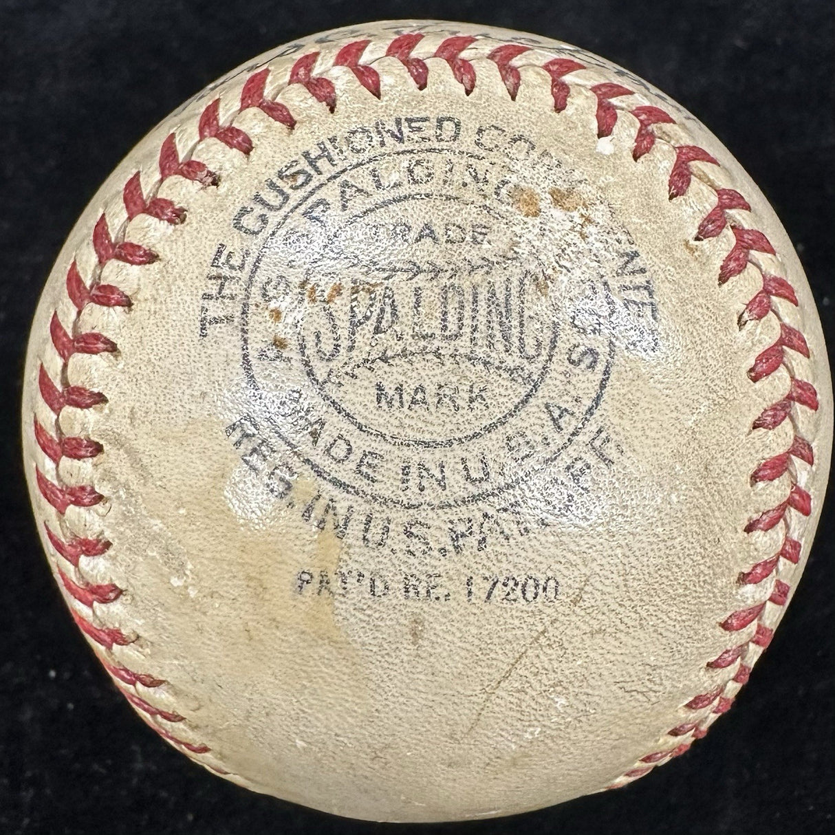 Babe Ruth Single-Signed ONL Frick Personalized “To Burton” Baseball PSA/DNA LOA