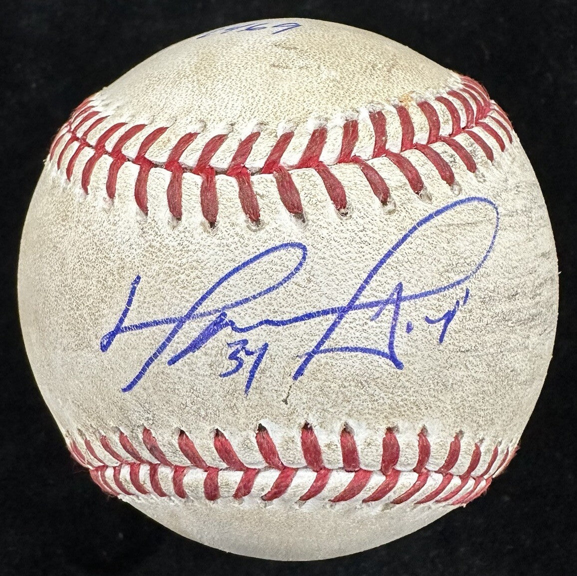 David Ortiz Signed Game Used Career Hit #2469 Baseball MLB Holo