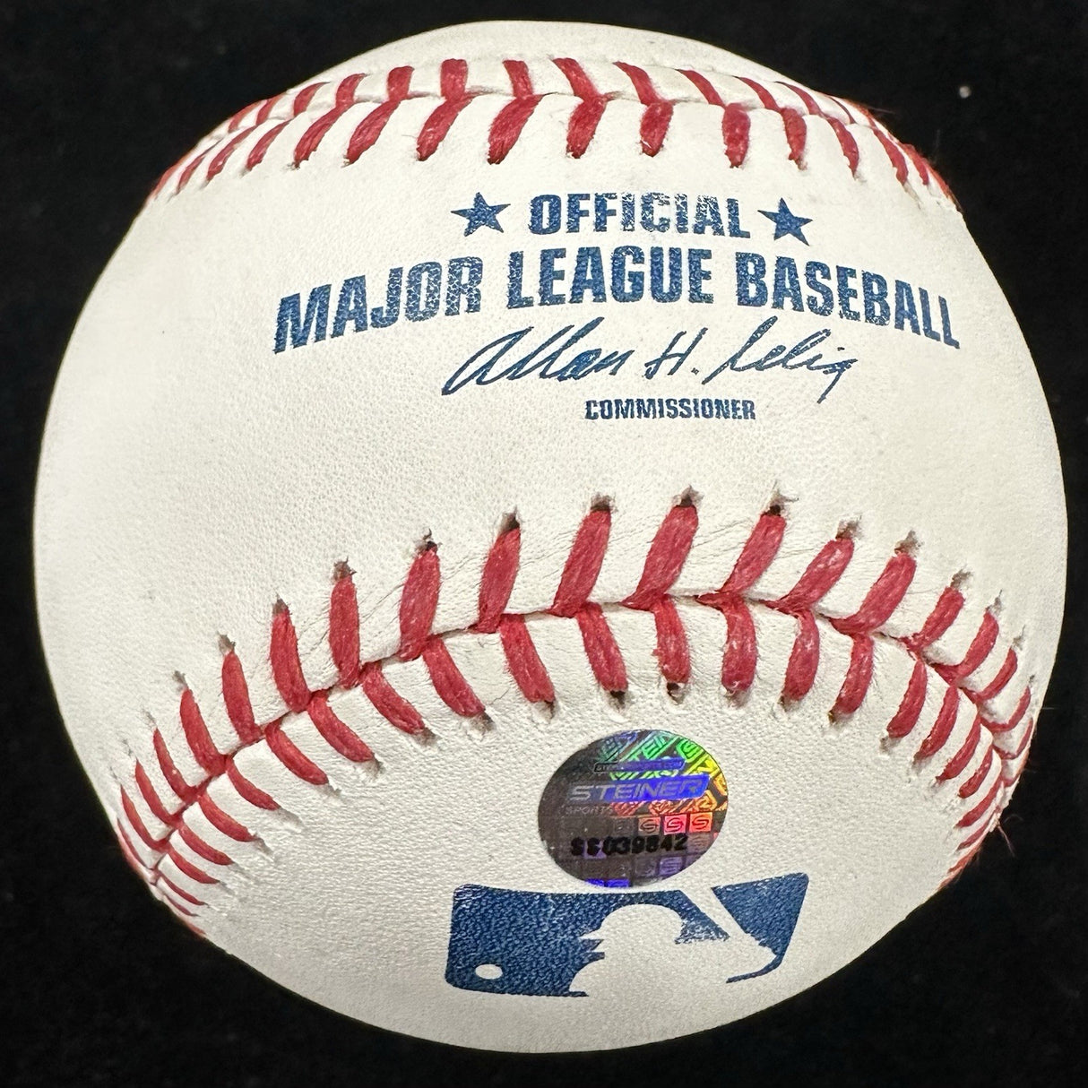 Rickey Henderson 1,406 SB Signed Baseball Steiner Sports Hologram