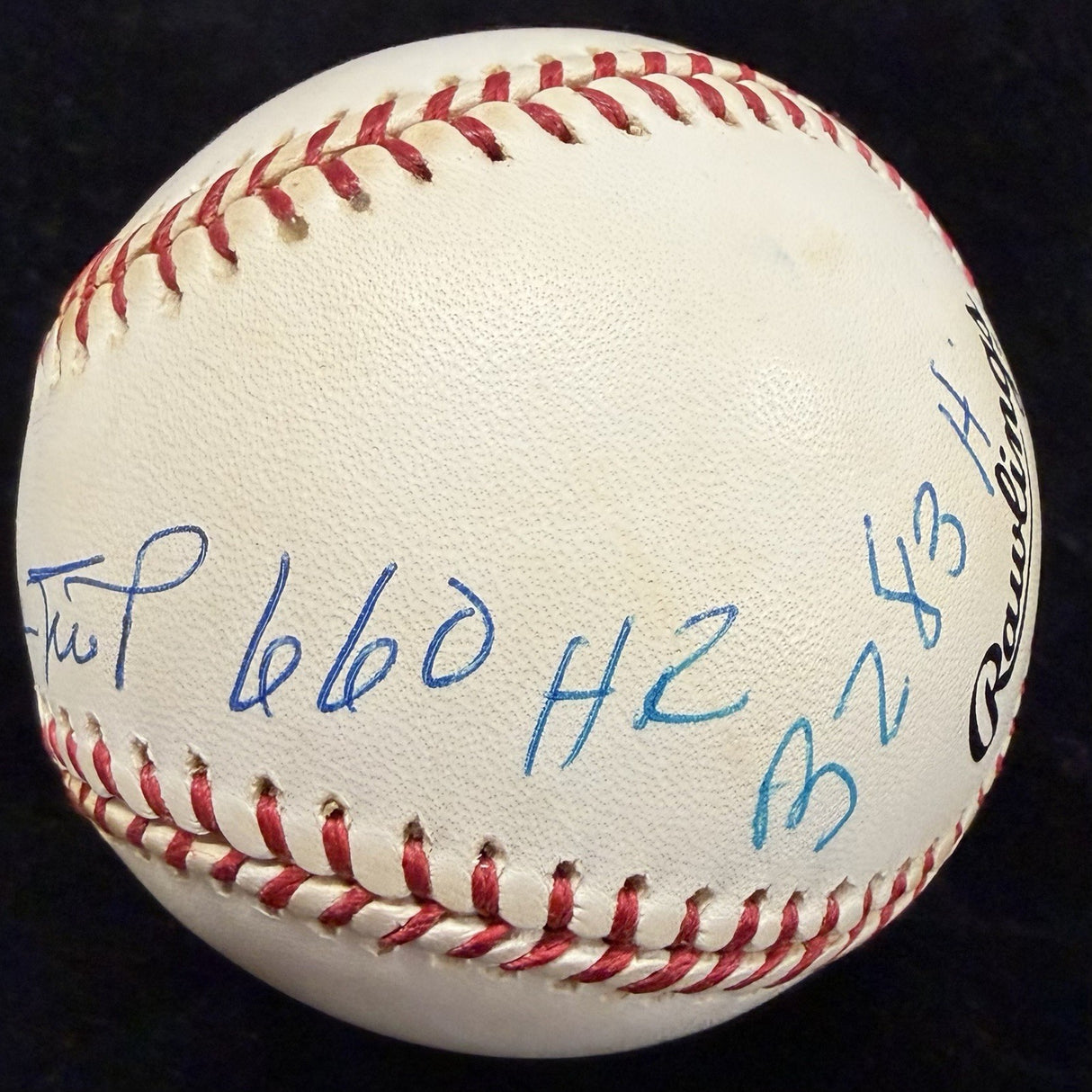 Willie Mays 660 HR 3293 H Signed Baseball PSA/DNA LOA