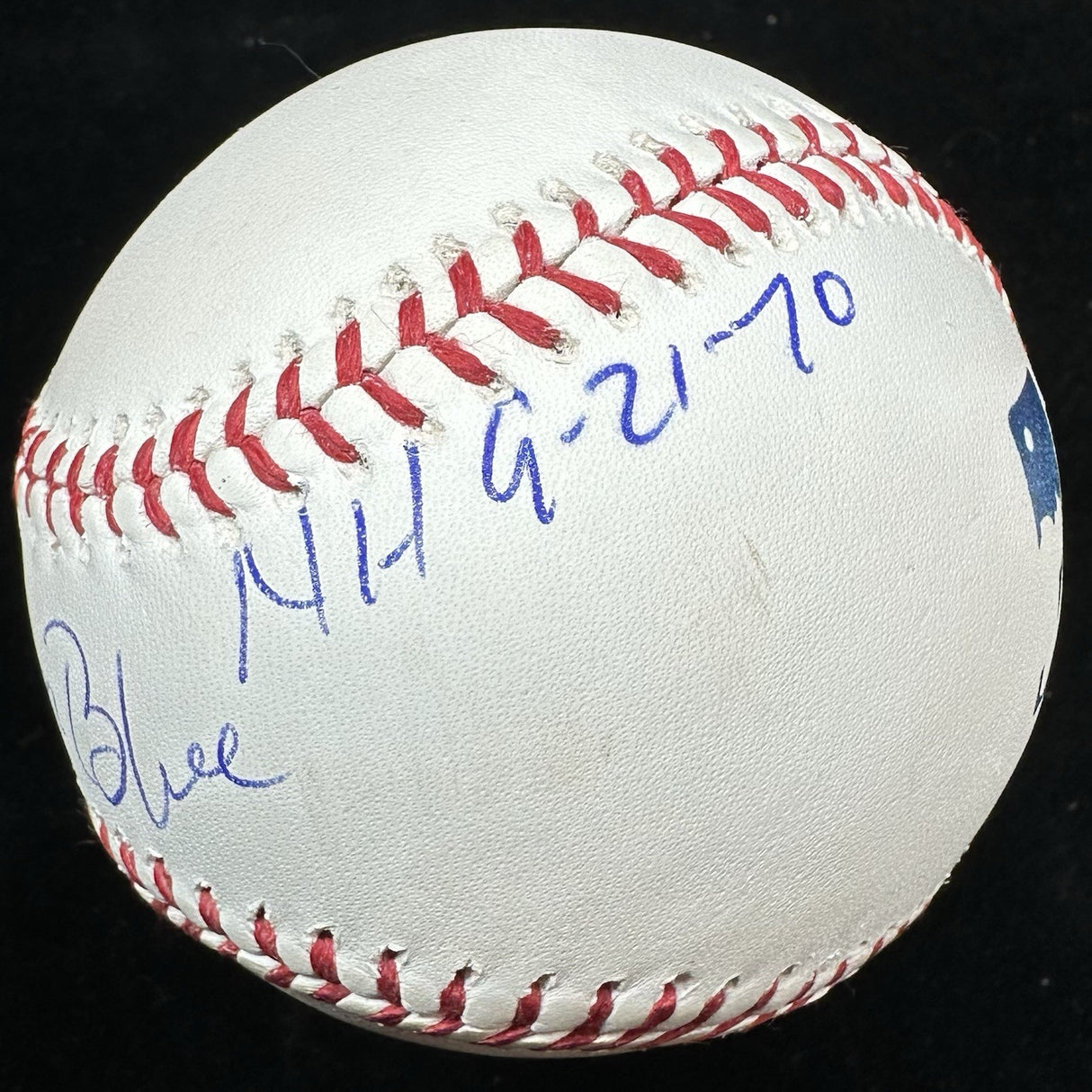Vida Blue NH 9-21-70 No Hitter Signed Baseball JSA