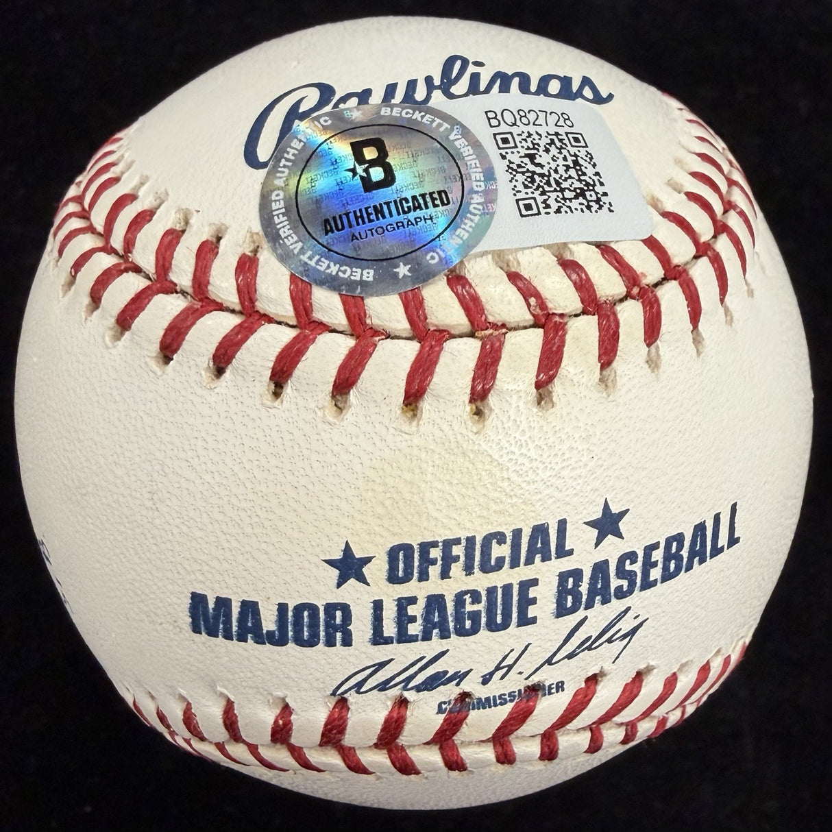 Rickey Henderson All Time Walk King Runs SB Signed Baseball Beckett Holo