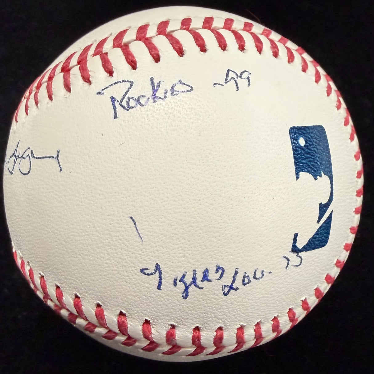 Jim Leyland Full Name HOF 24 Signed Stat Baseball Beckett Witness Holo PSA