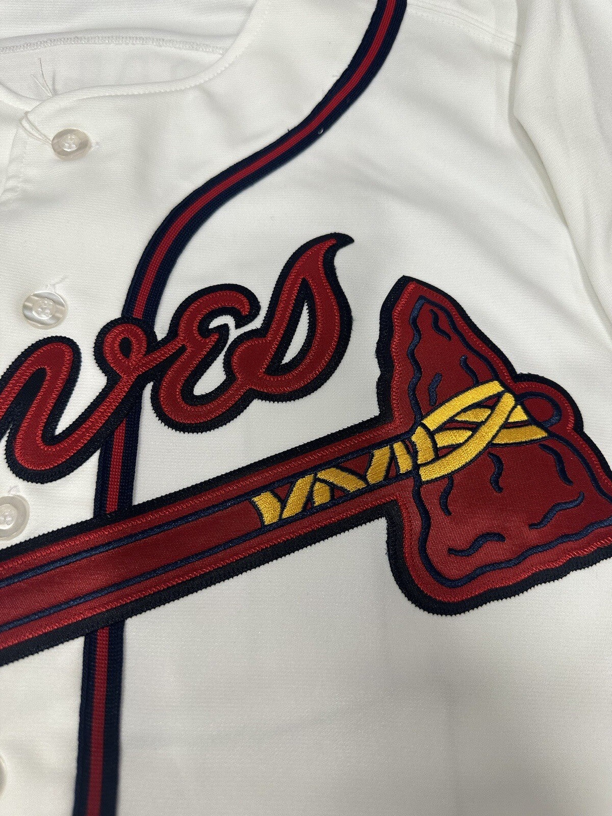 Chipper Jones HOF 99 MVP Signed Atlanta Braves Auth Mitchell Ness Jersey JSA