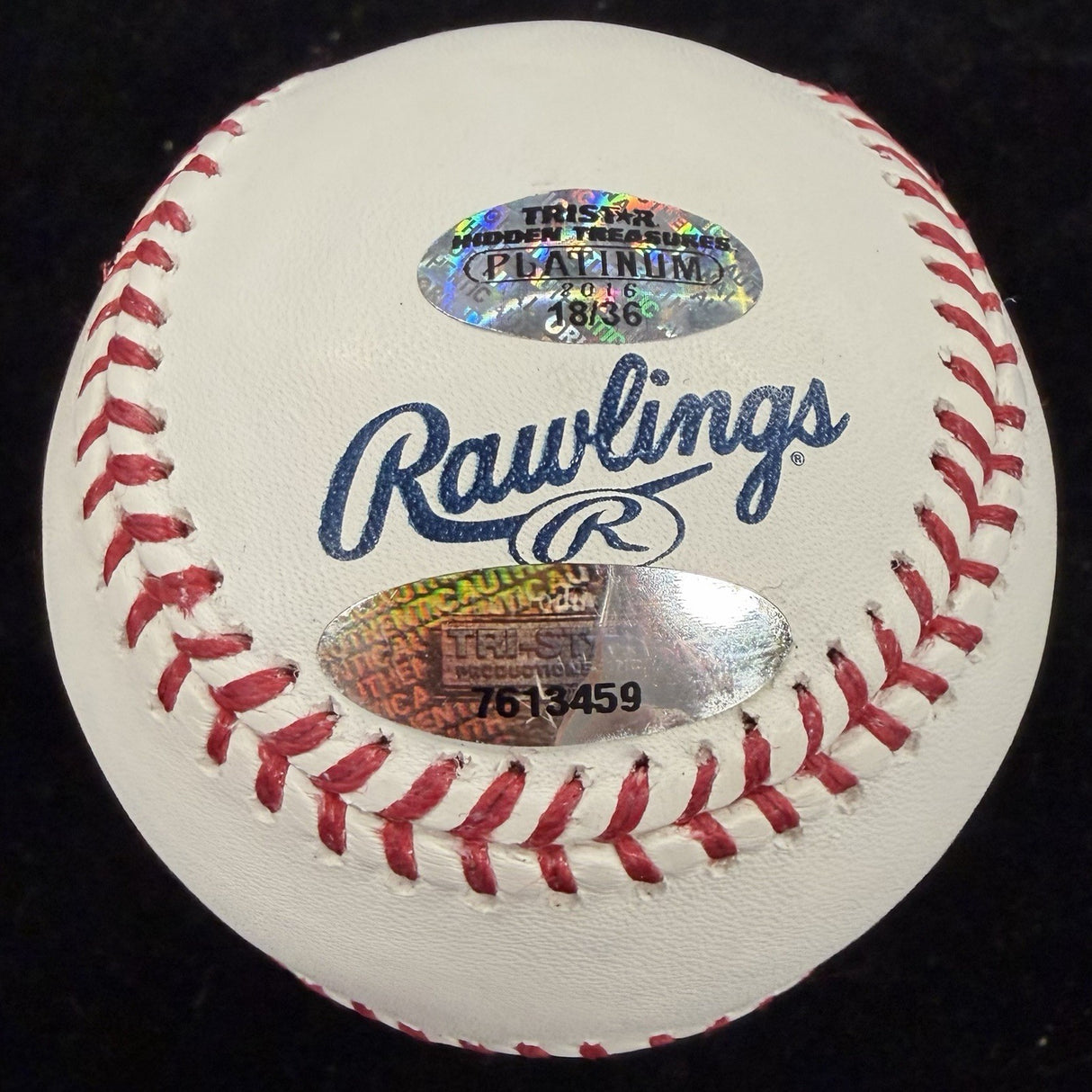 Jim Bunning Signed Hall Of Fame HOF Logo Baseball Tristar