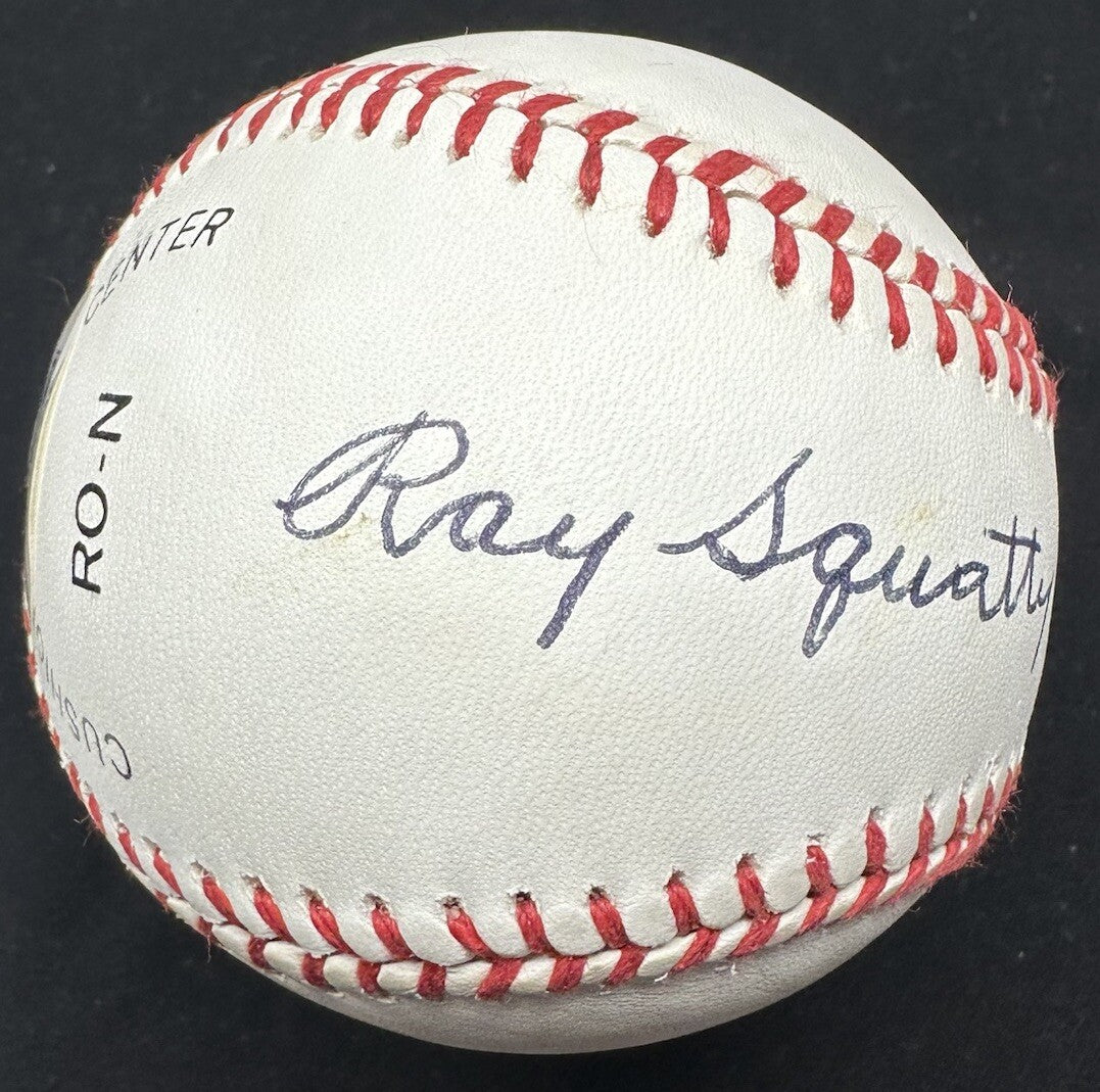 Ray Squatty Dandridge Signed Baseball PSA/DNA