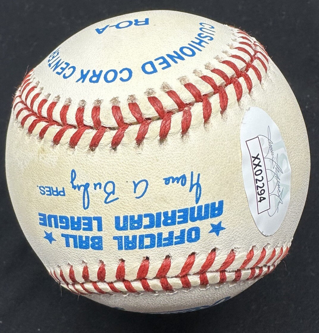 Joe DiMaggio A’s 1968 Signed Baseball JSA LOA