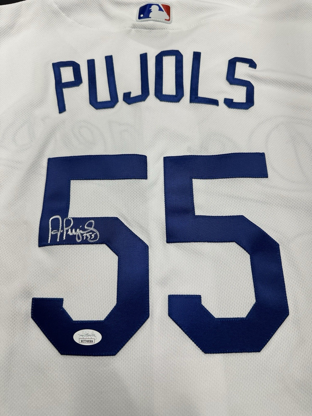 Albert Pujols Signed Authentic Nike Los Angeles Dodgers Jersey JSA Witness