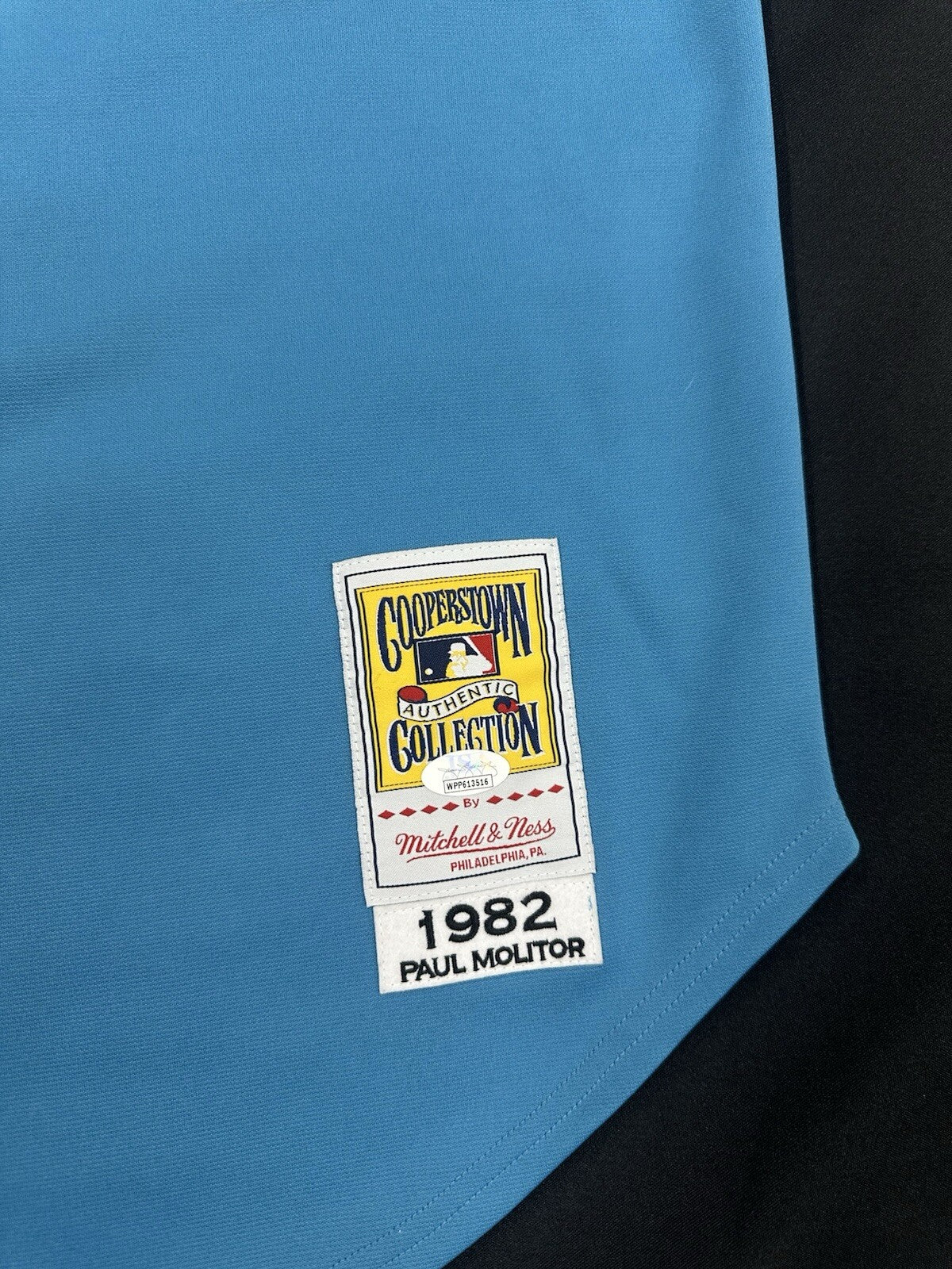 Paul Molitor 3319 Hits HOF 04 Signed Authentic Brewers Mitchell Ness Jersey JSA